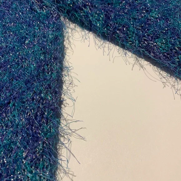 Fuzzy Cozy Multi-Colored Sweater - Picture 5 of 12